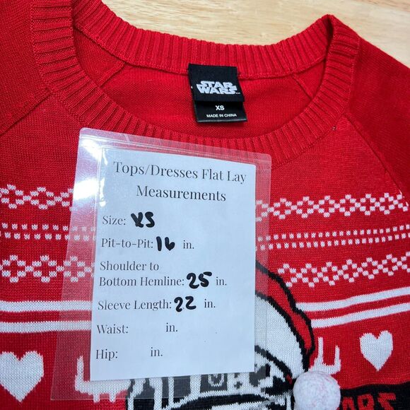 Womens Star Wars R2-D2 Christmas Sweater XS - Picture 5 of 6